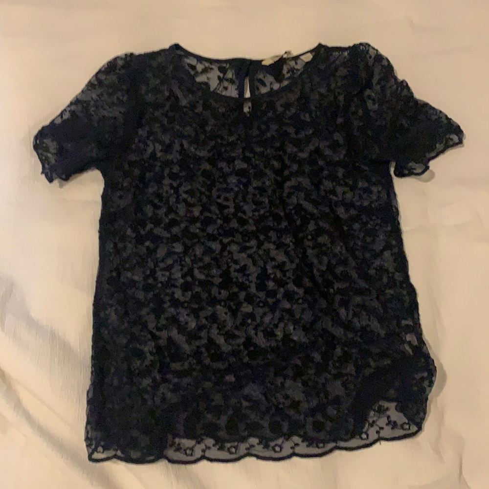 Great quality see though floral print woman’s dress shirt